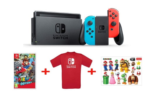 Nintendo Switch - Blu Rosso Neon