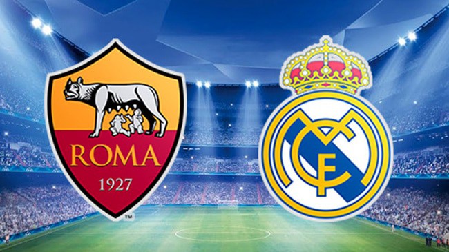 roma real madrid in streaming