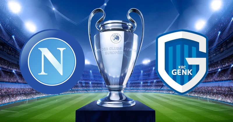 napoli genk in tv streaming champions league
